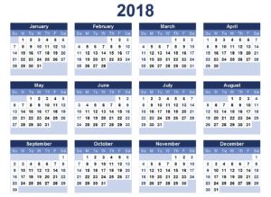 Aikido Calendar 2018