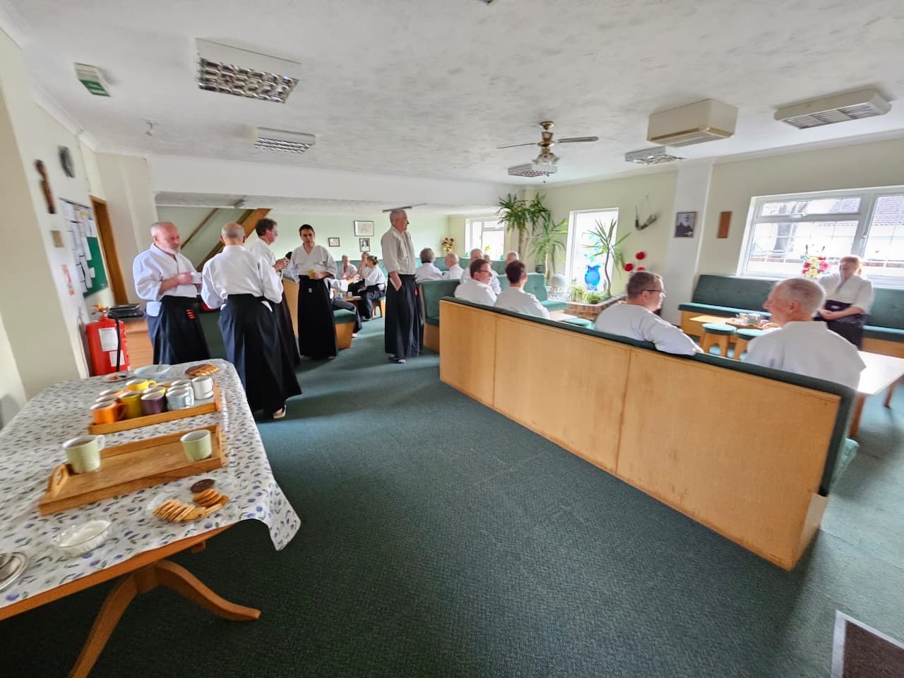 The tea break is a time to catch up with friends usually spread across the country.