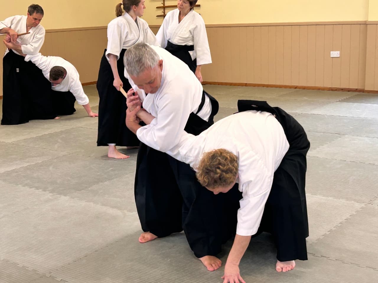 Ian Drew controlling Anita