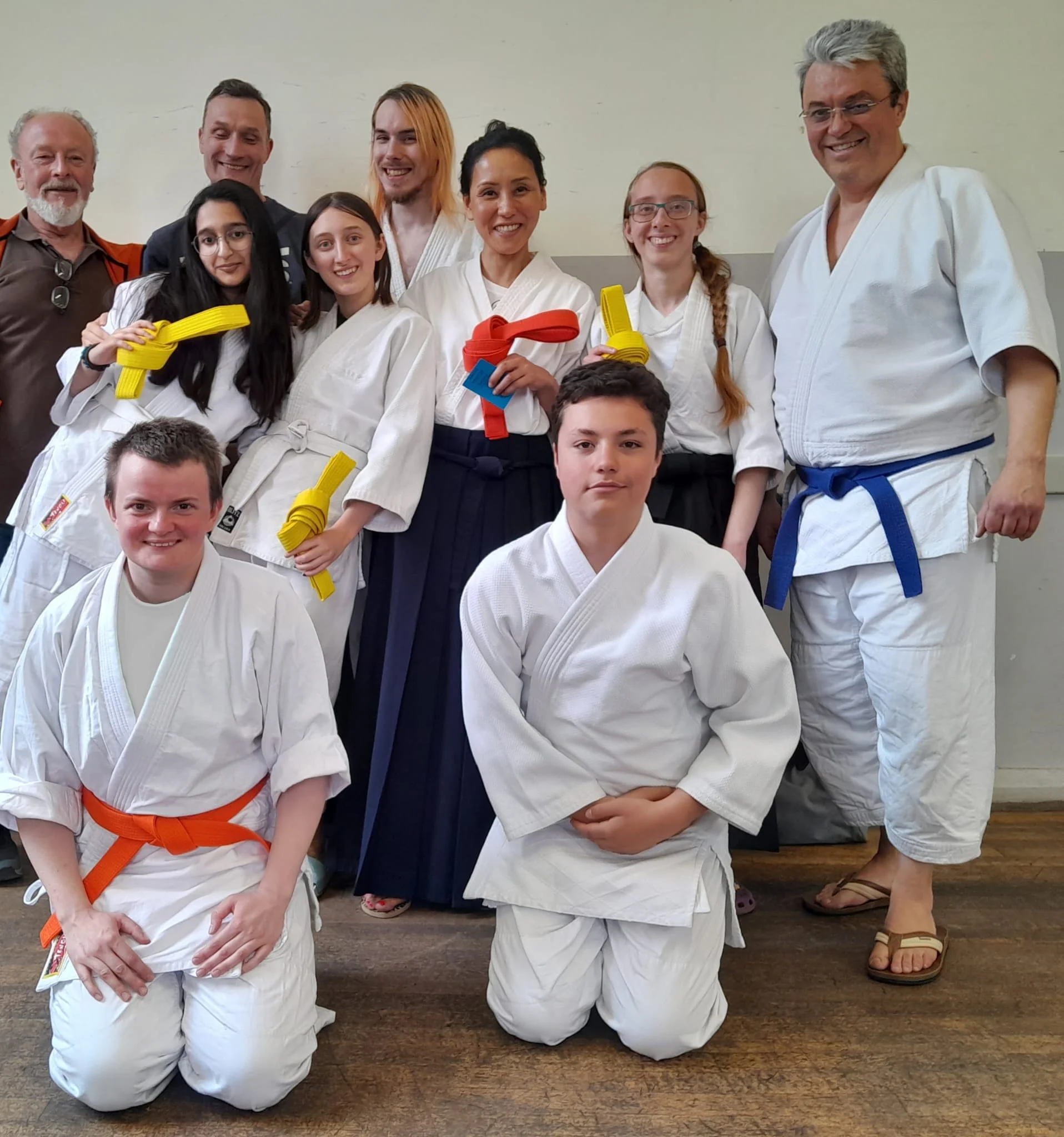 Training at Chesham (White Hill) Ki-Aikido Club